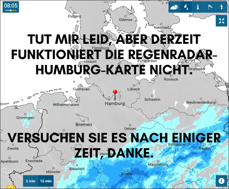 regenradar hamburg karte